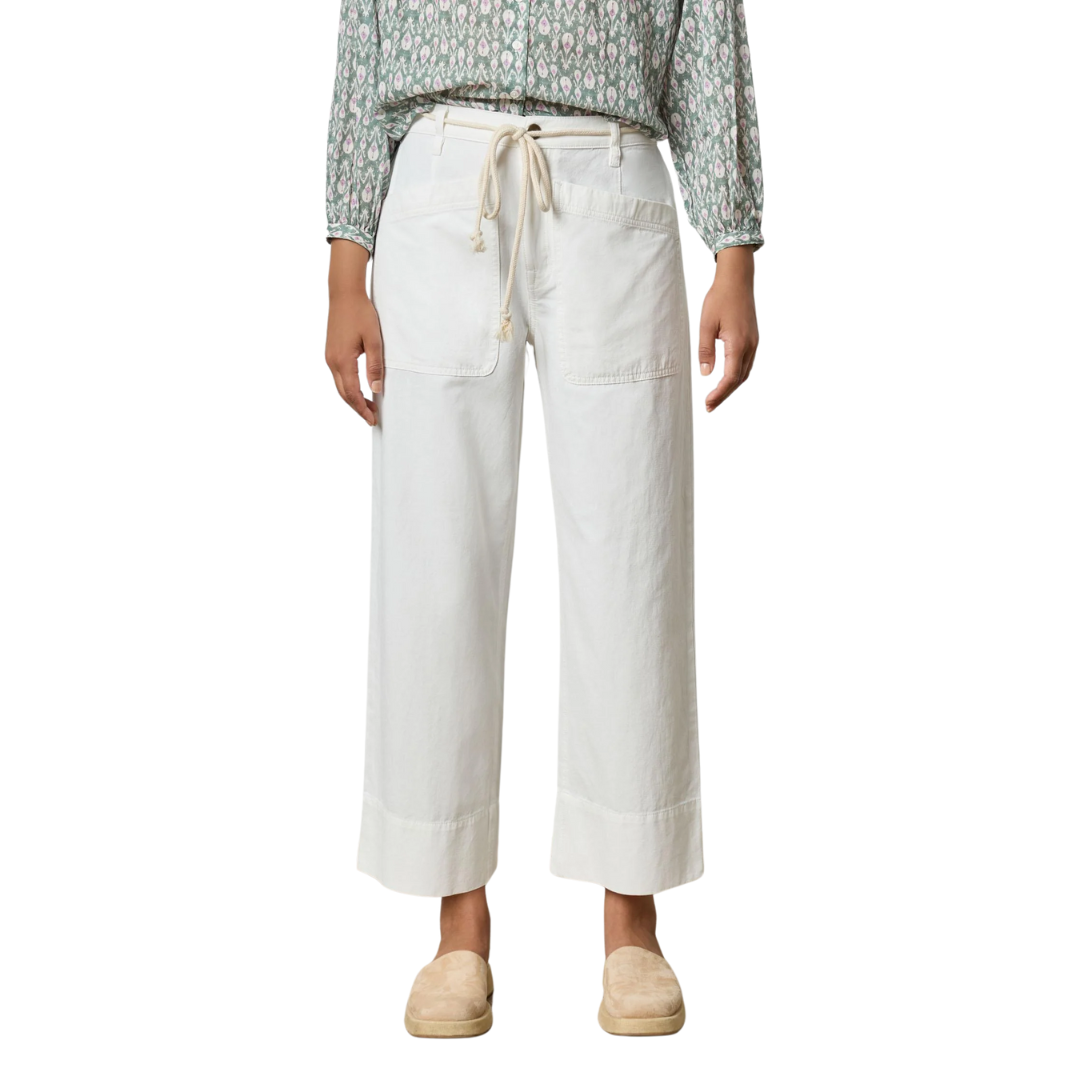 Patch Pocket Pant in White