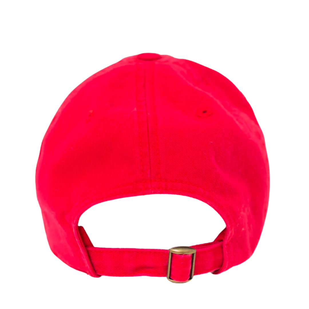 Drippy Heart Hat in Cherri