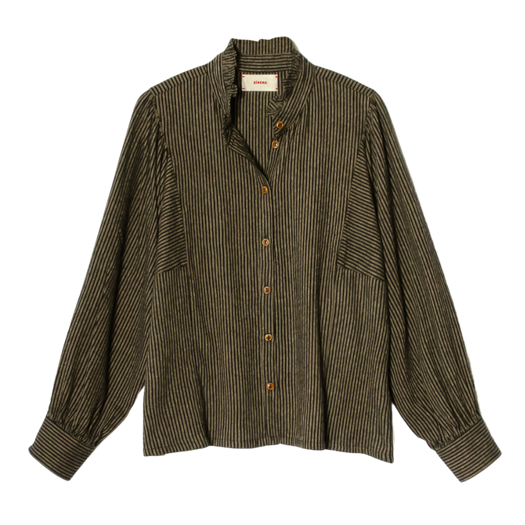 Serafina Shirt in Phantom Stripe