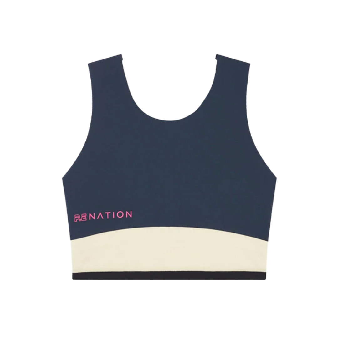 Outline Sports Bra in Midnight Navy