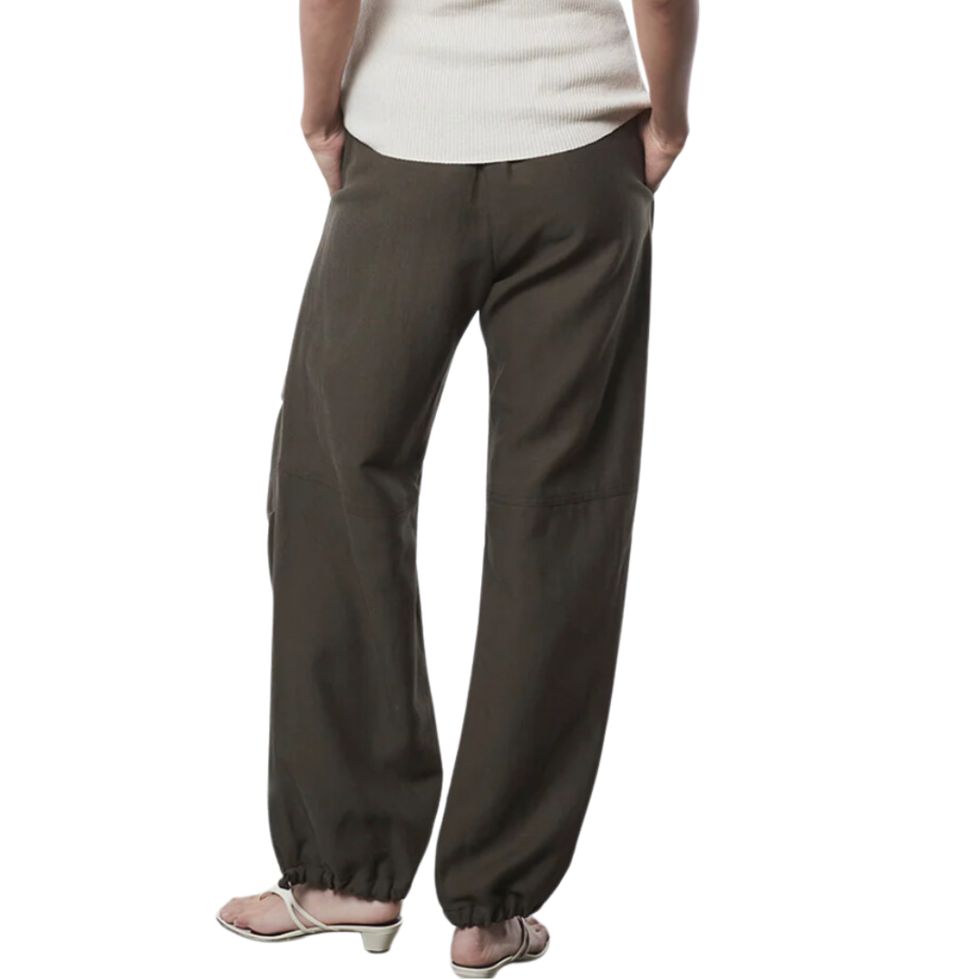 Twill Flight Pant in Military