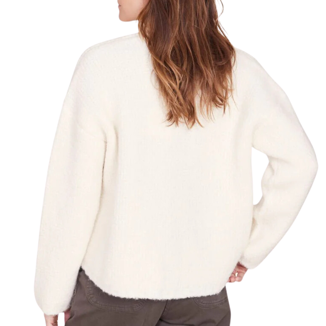 Owen Sweater Jacket in Snow