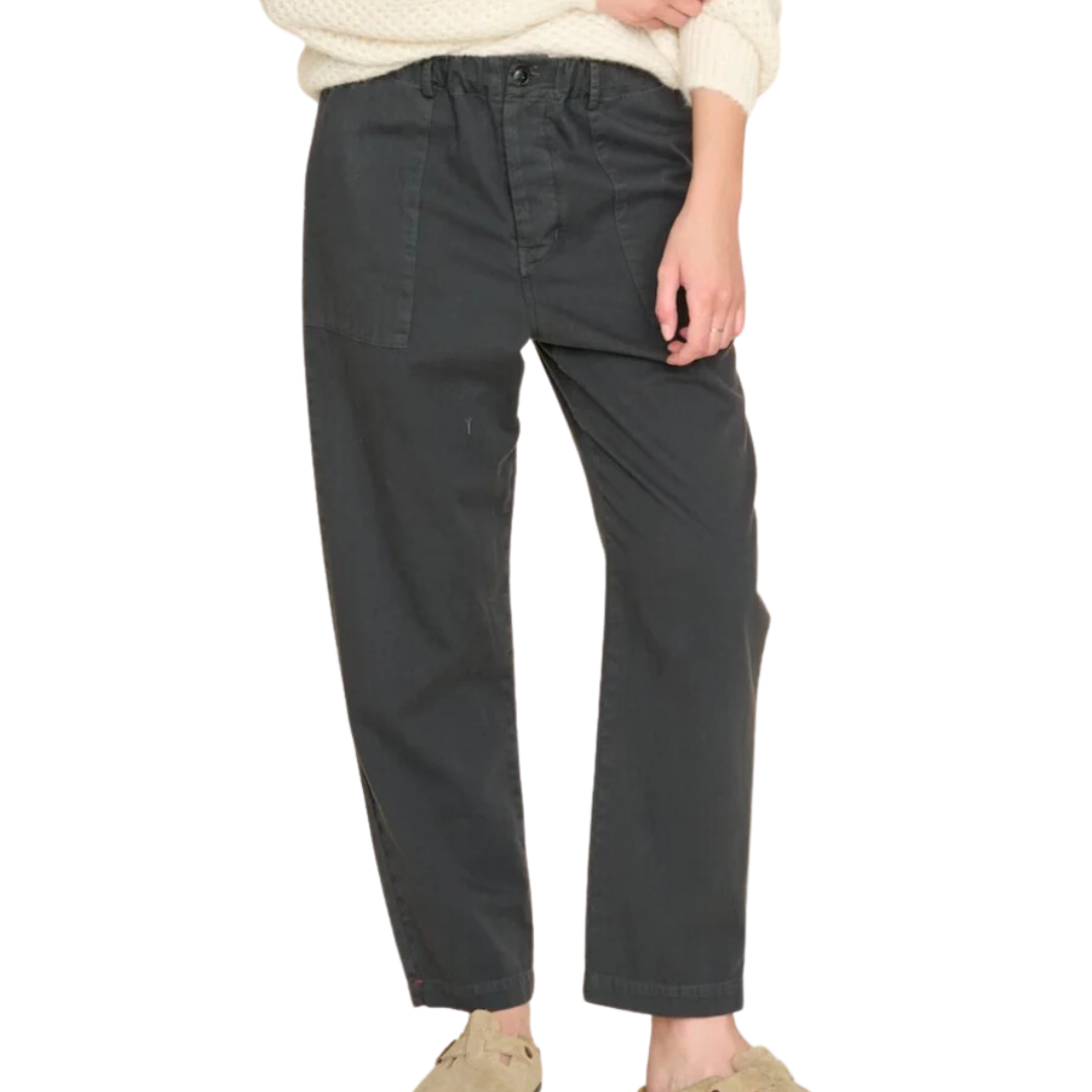 Mercer Twill Pant in Vintage Black
