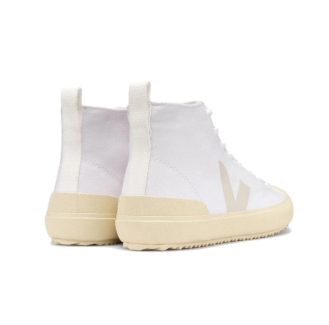 High Top Butter Sole Sneaker in White