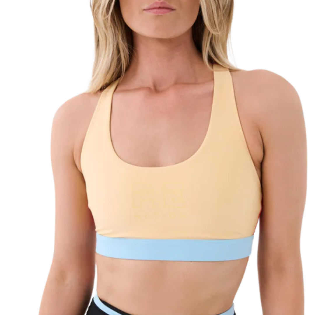 Denizen Sports Bra in Apricot Sherbet