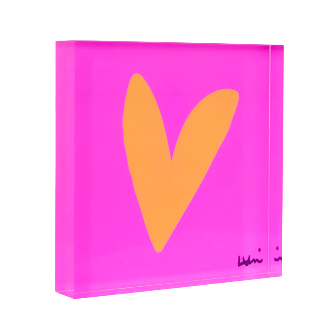 Don't Mess With My Heart Block of Love in Planet Pink