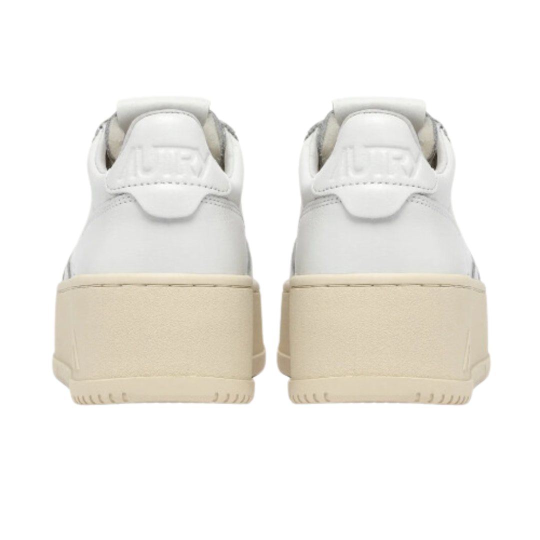 Medalist Platform Sneakers in White