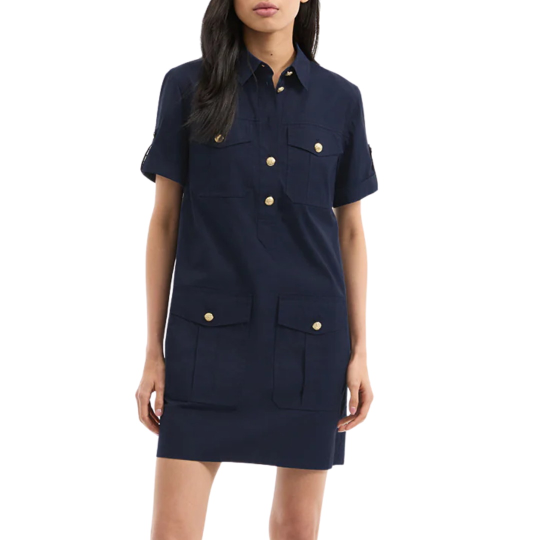 Lucca Dress in Navy