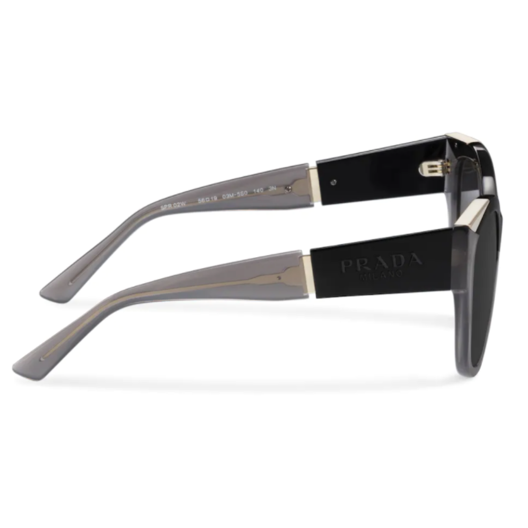 Monochrome Sunglasses in Black and Opal Grey