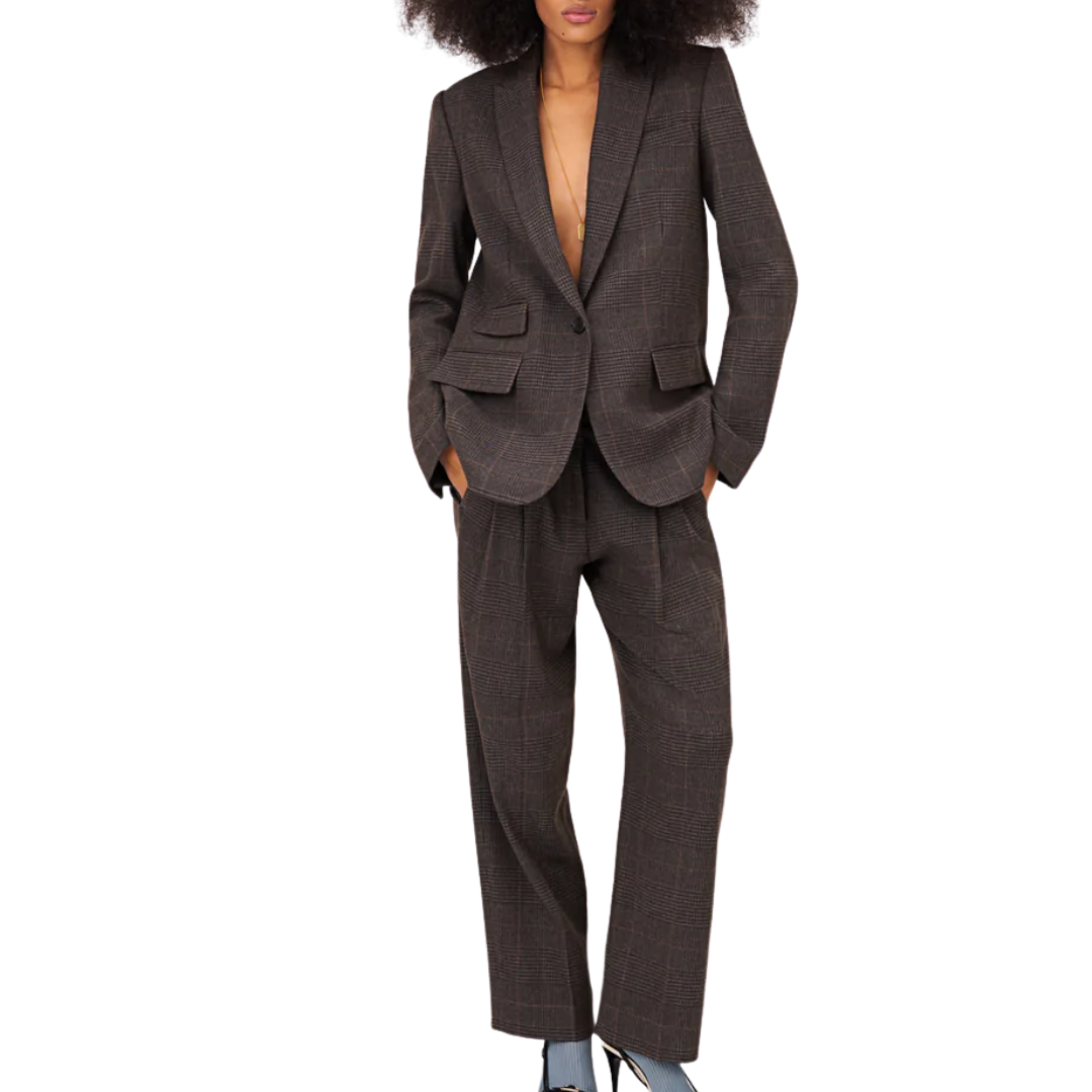 Franklin Tailored Pant in Charcoal Multi