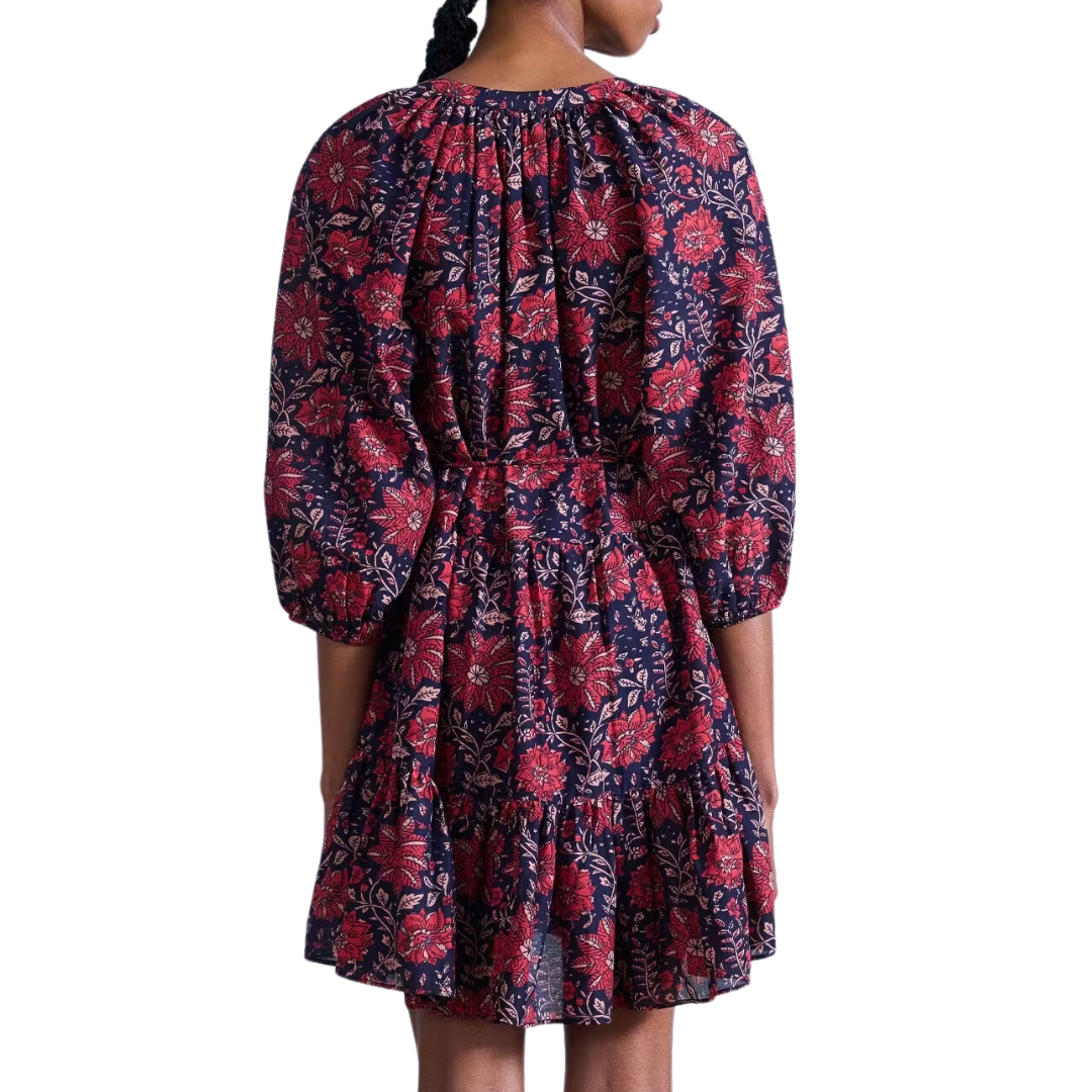 Mini Mitte Dress in Heritage Scarlet