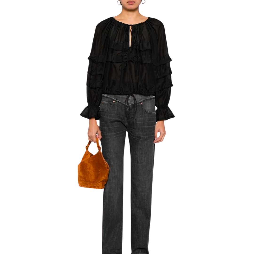 Cora Blouse in Black
