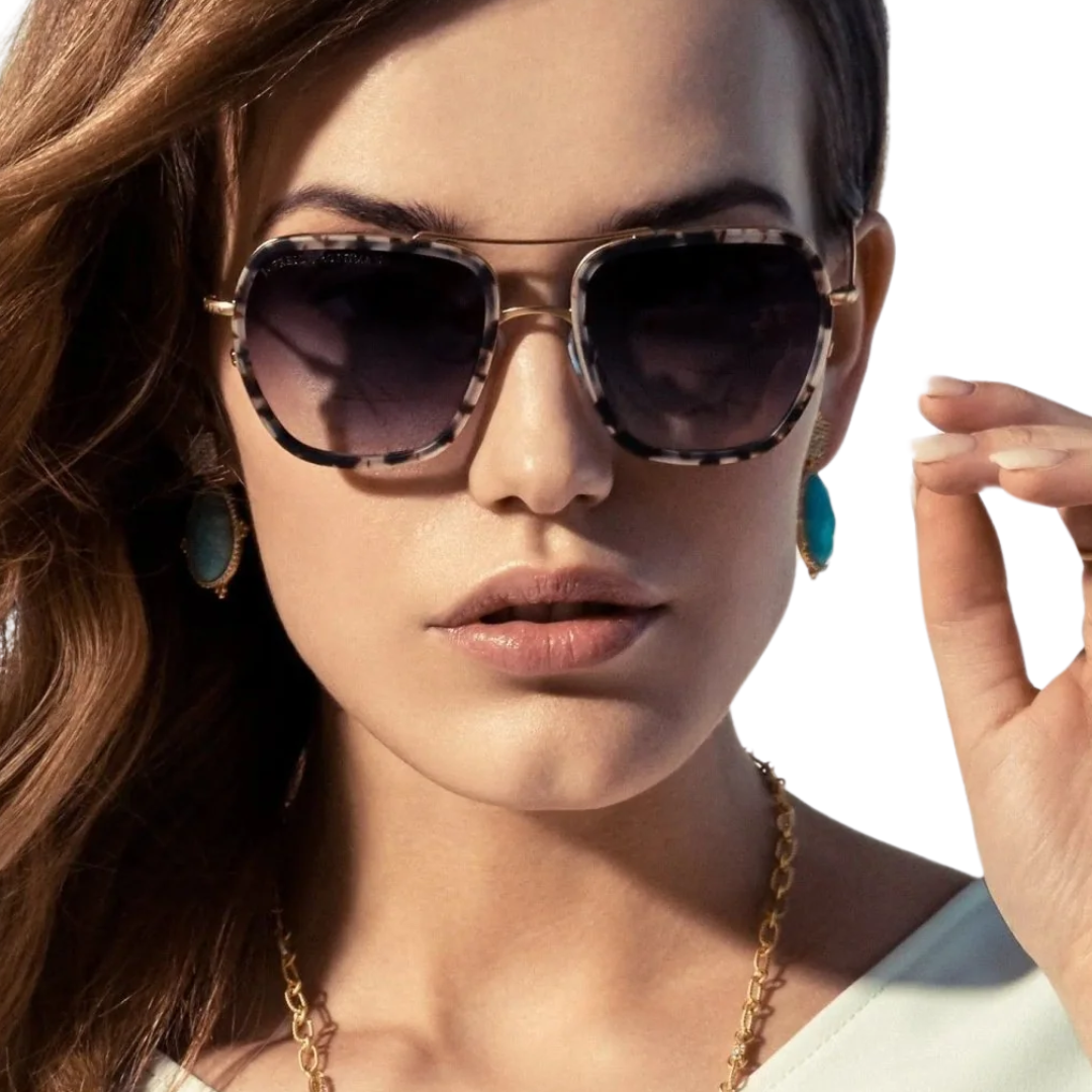 Breckenridge in Grey Tortoise and Gold