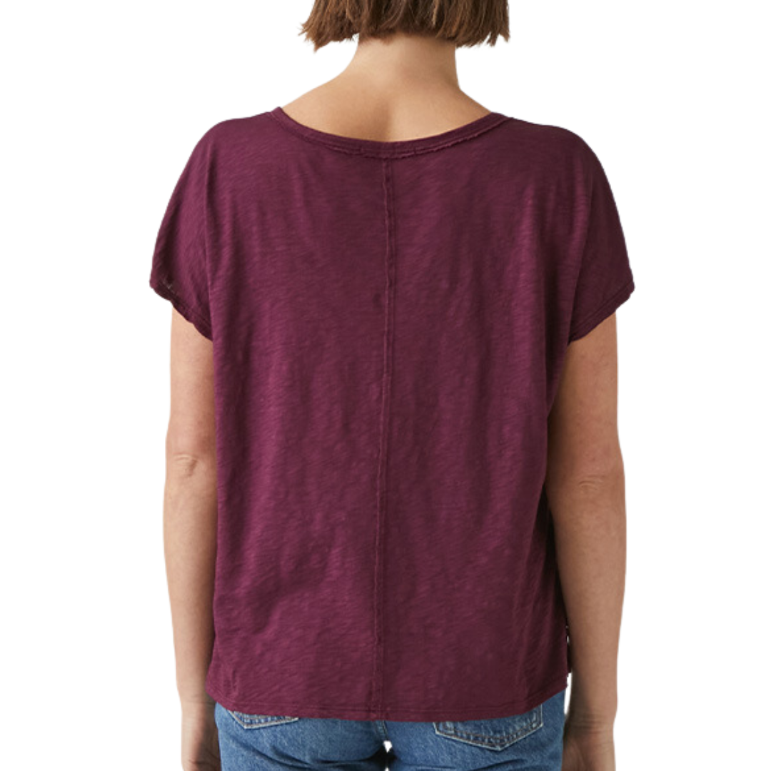 Lizzy Tee in Plum (One Size)