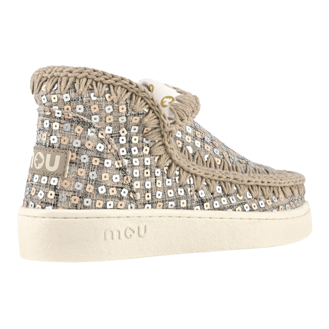 Summer Eskimo Woven Textiles Sneaker in Gold