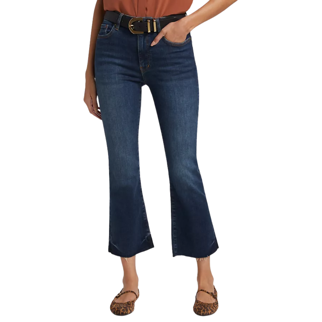 Le Crop Mini Boot Raw After in Moonflower