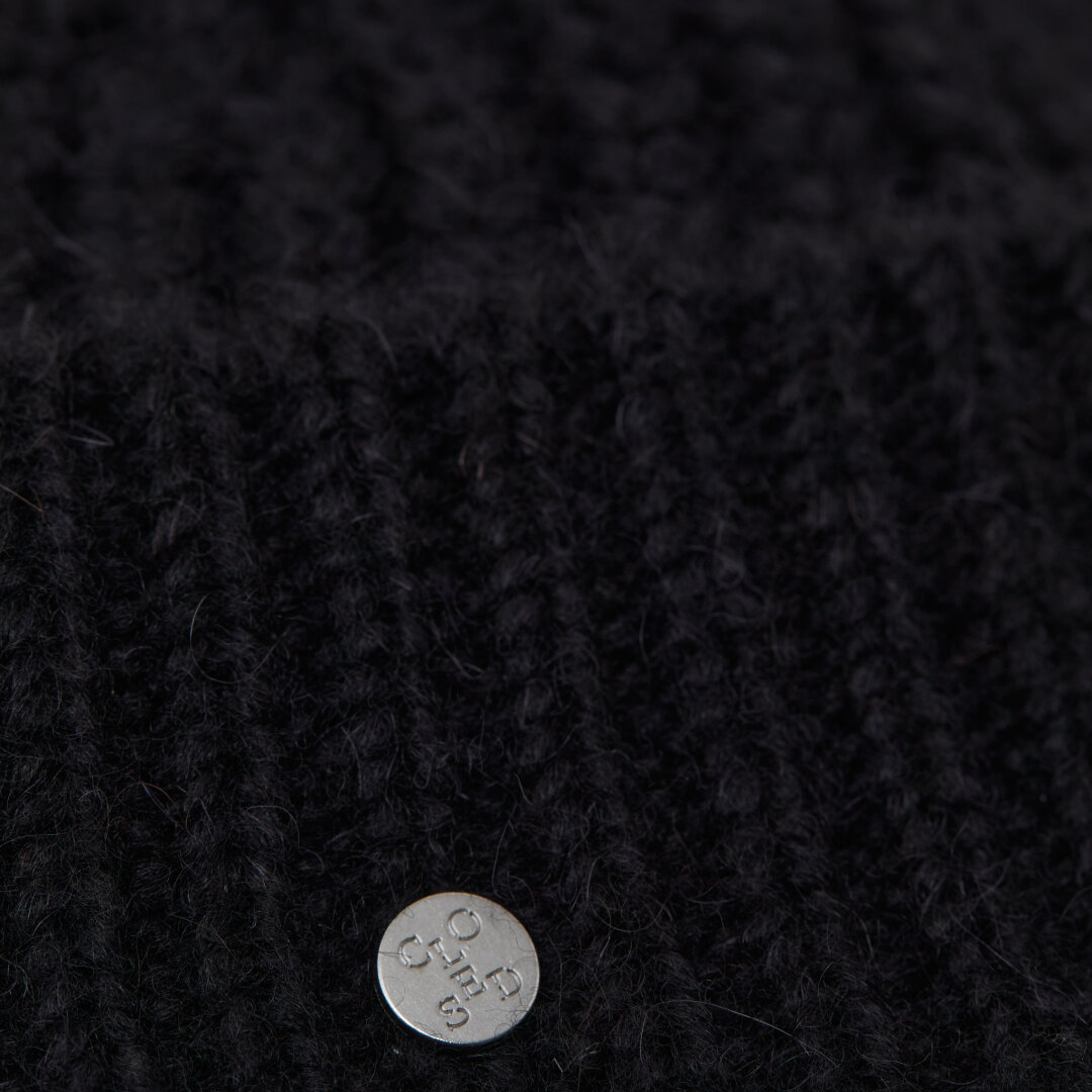 Alpaca Mix Hat in Black