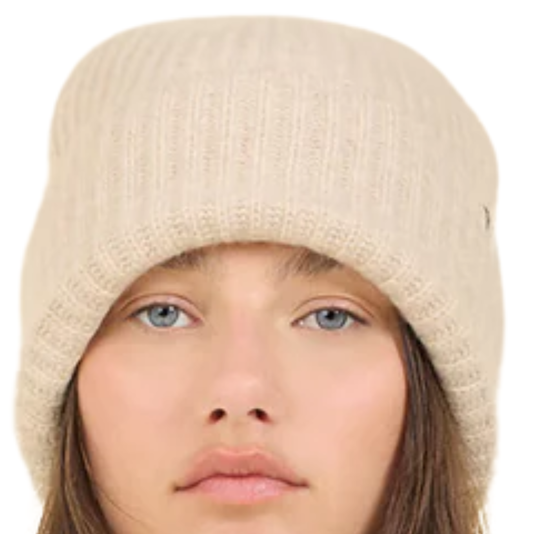 Pacific Cashmere Beanie in Oatmeal
