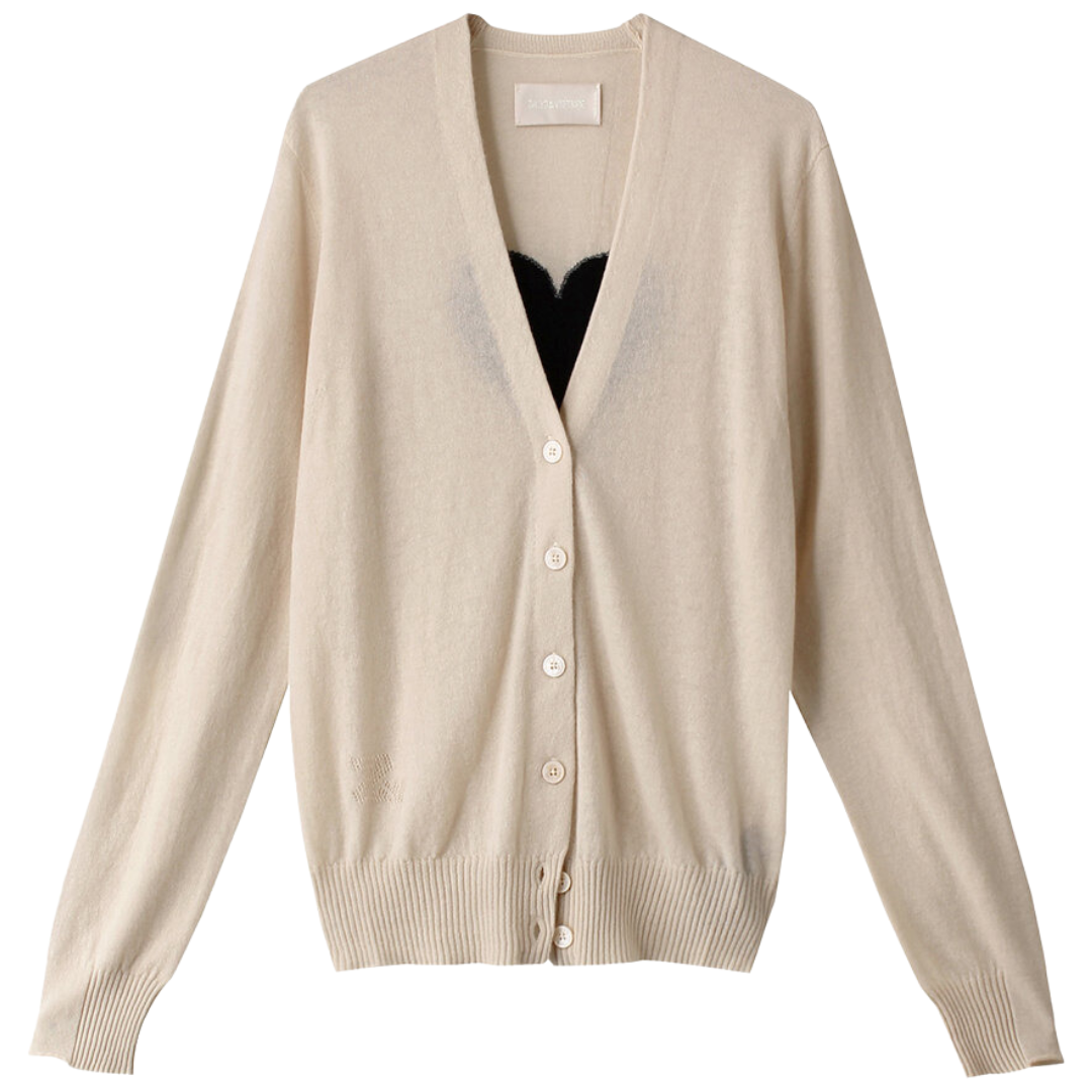 Kali CP Coeur Cardigan in Light Sugar