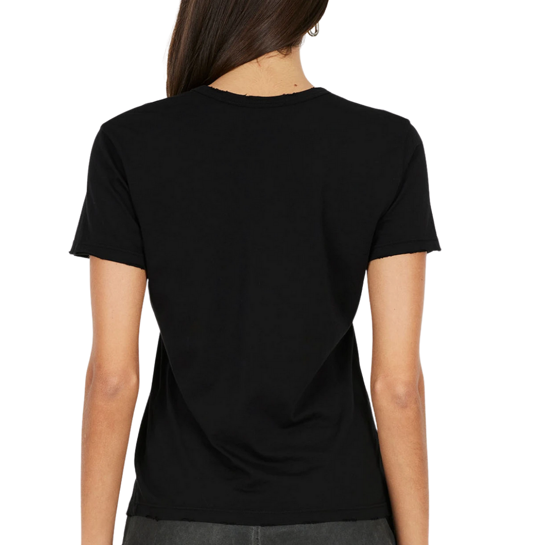 Standard V-Neck Tee in Jet Black