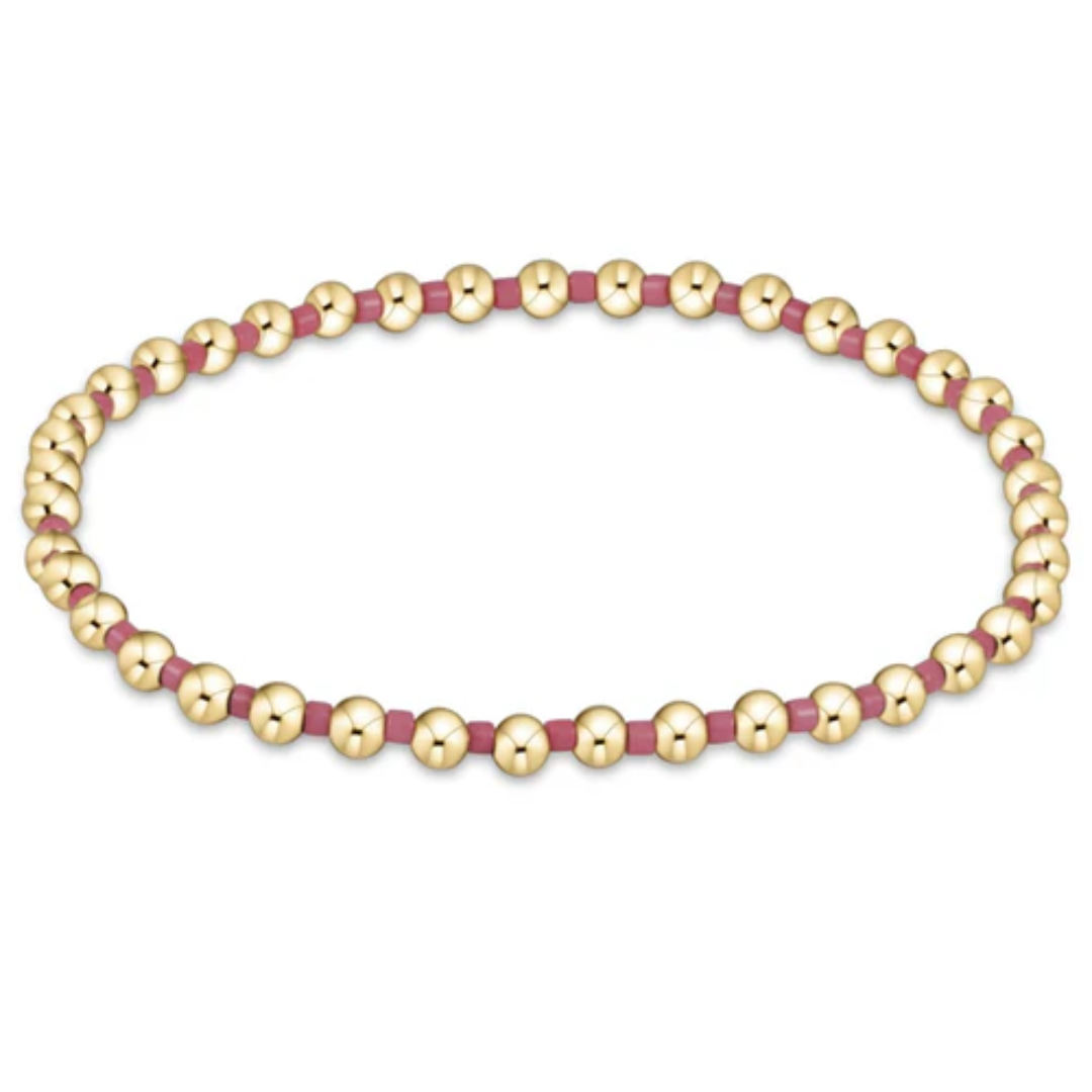 Hope Grateful Bracelet in Bright Pink