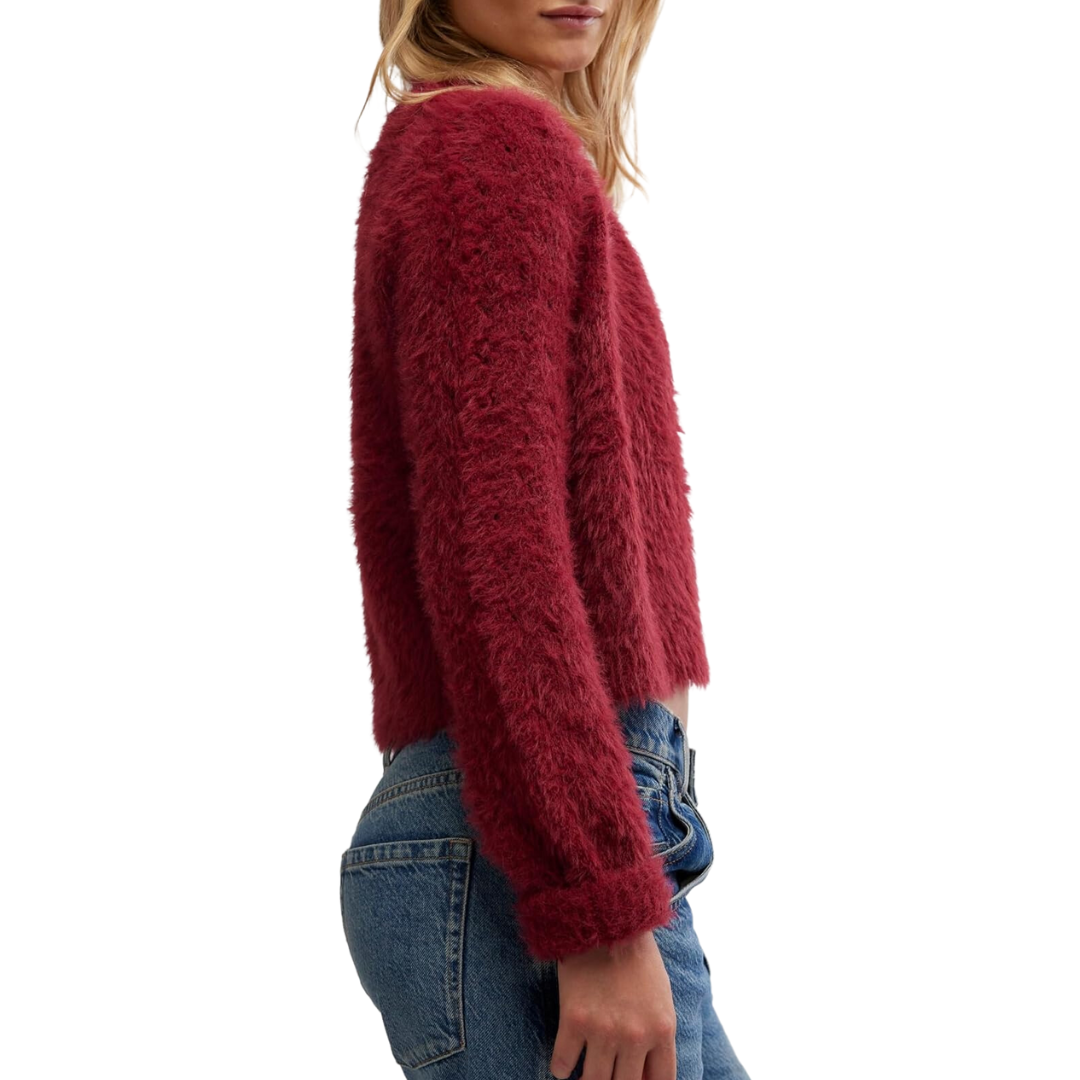 Celeste Cardi in Aged Red