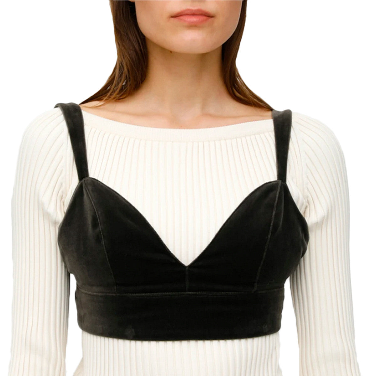 Moussy Velvet Bra Top