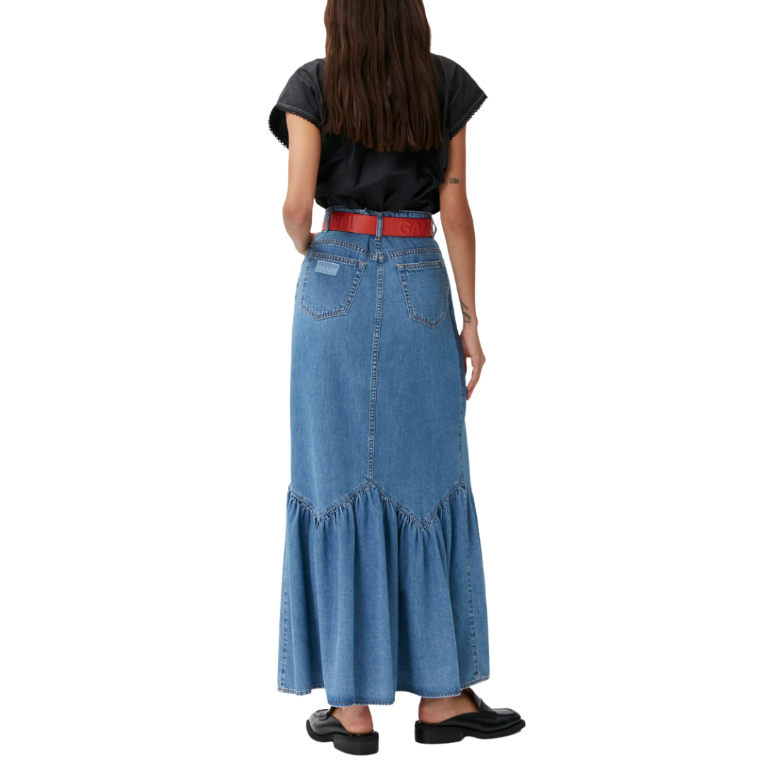Denim Maxi Skirt