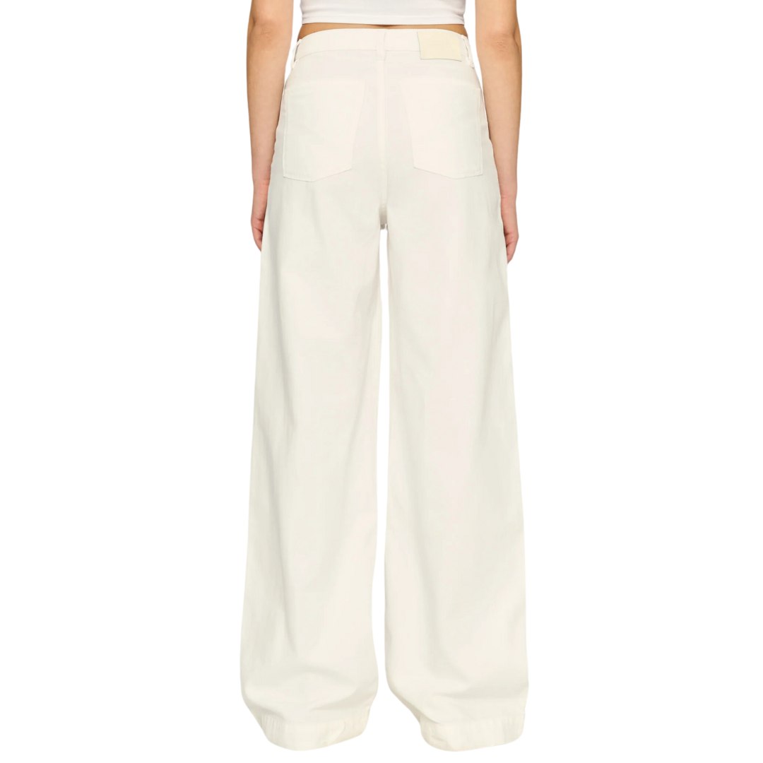 Zoie Wide Leg Relaxed 32" Jeans in White