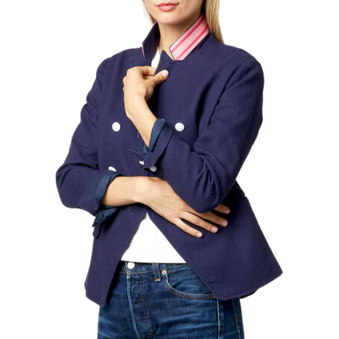 Harper Blazer in Indigo