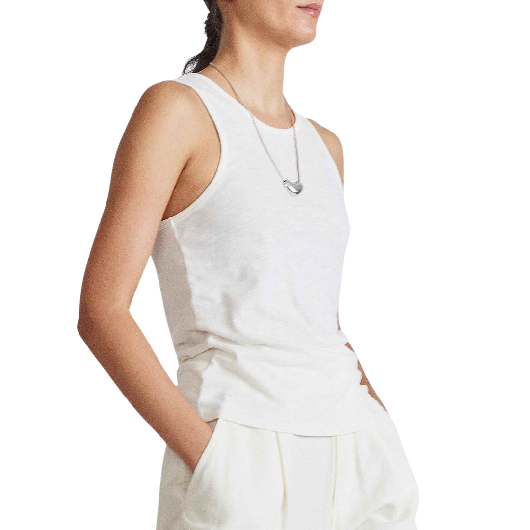 Savina Razor Tank in Cream