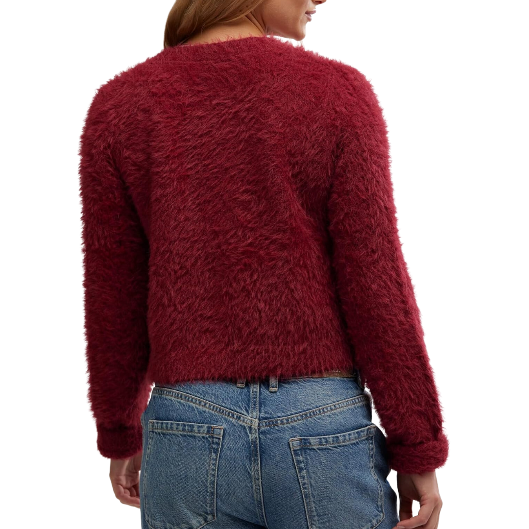 Celeste Cardi in Aged Red