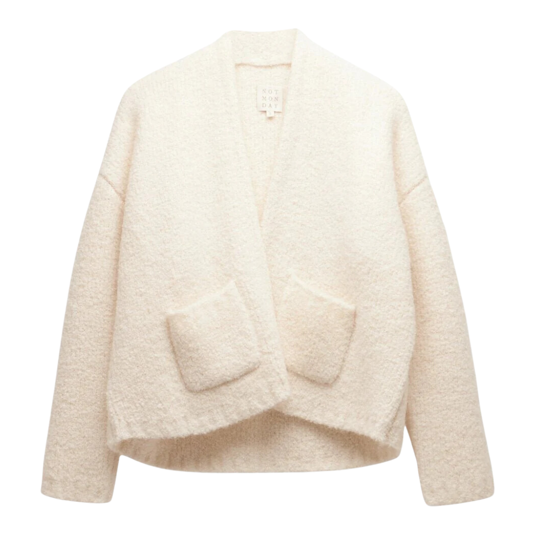 Owen Sweater Jacket in Snow