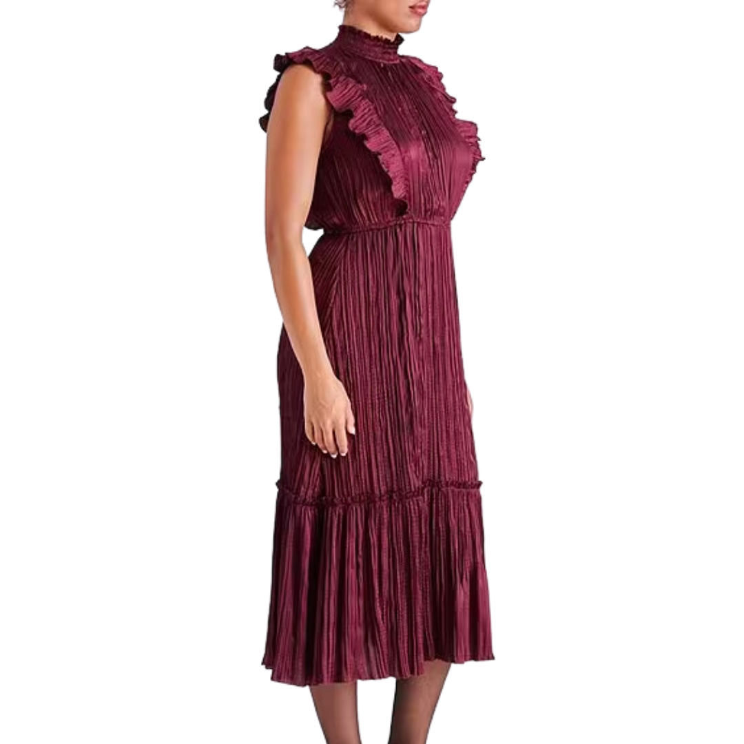 Wednesday Dress in Wine