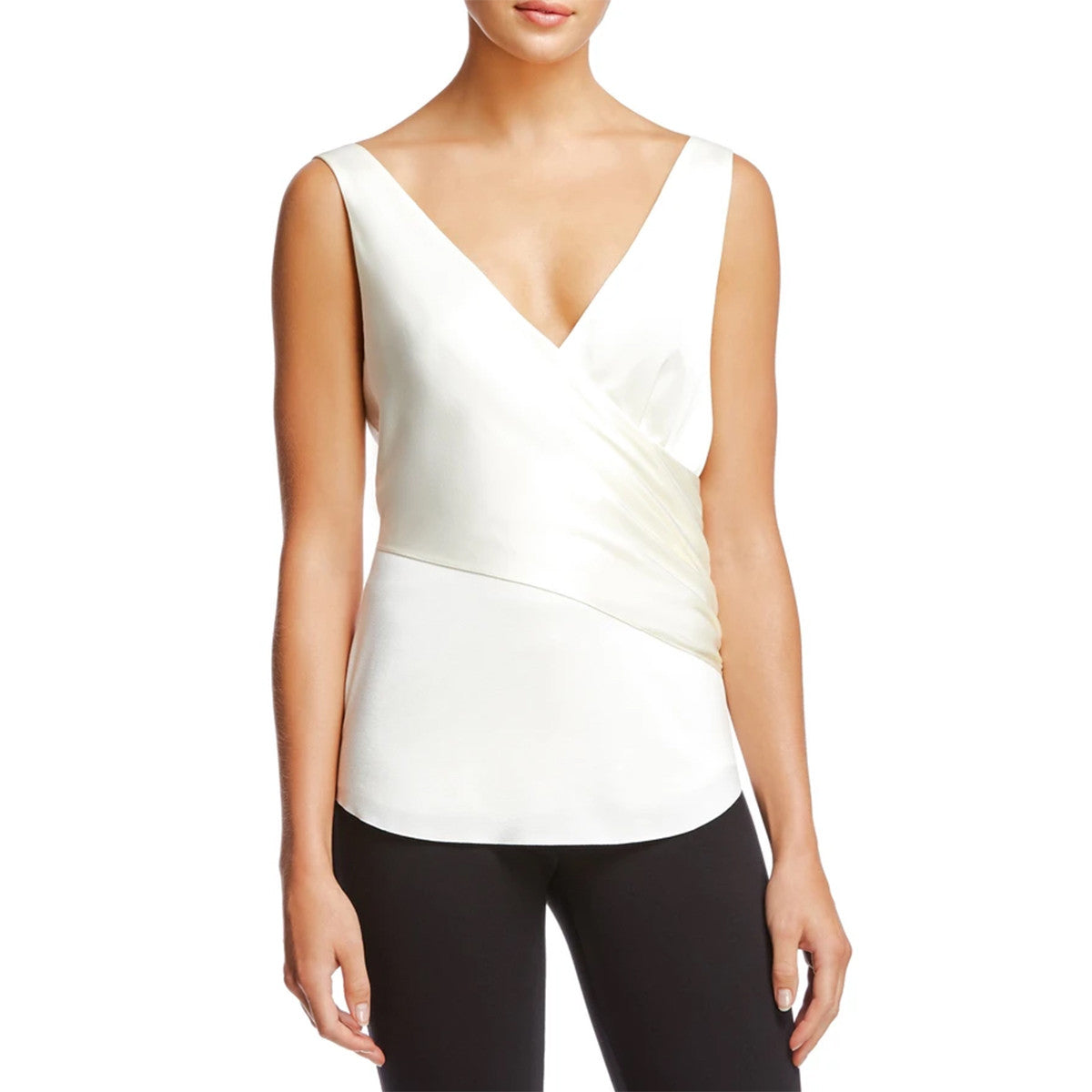 Aphrodite Jersey and Satin Top