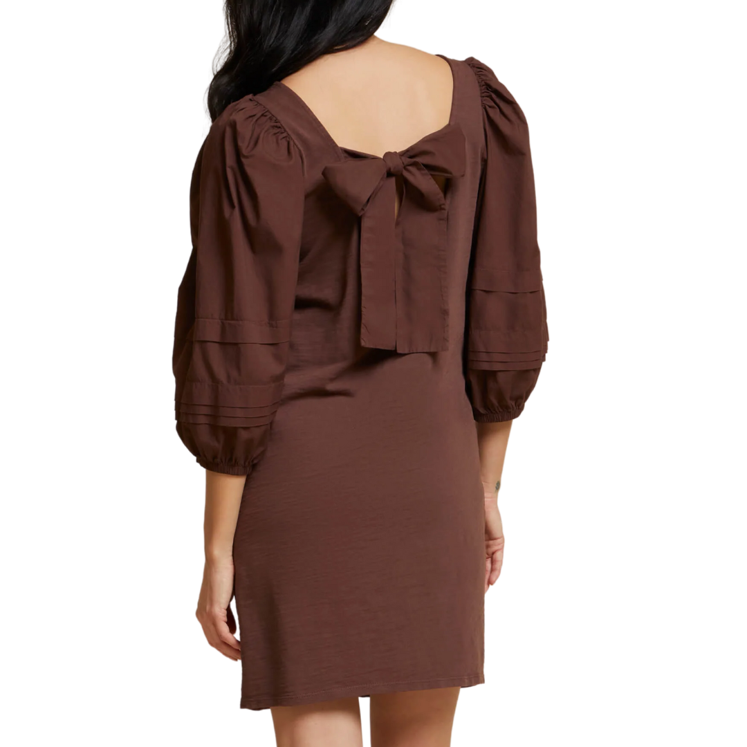 Calissa Dress in Pinot Noir