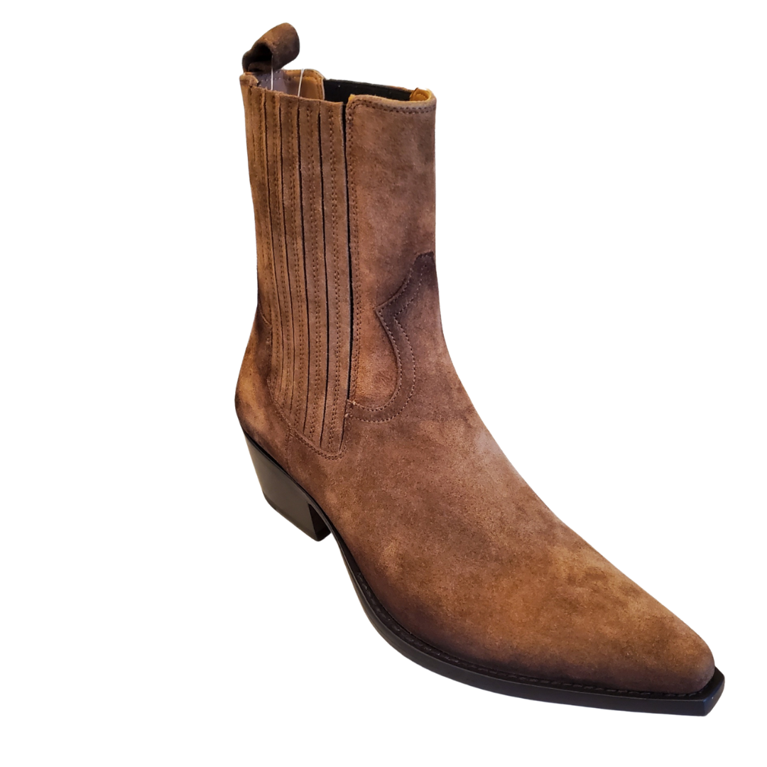 Suede Western in Camel