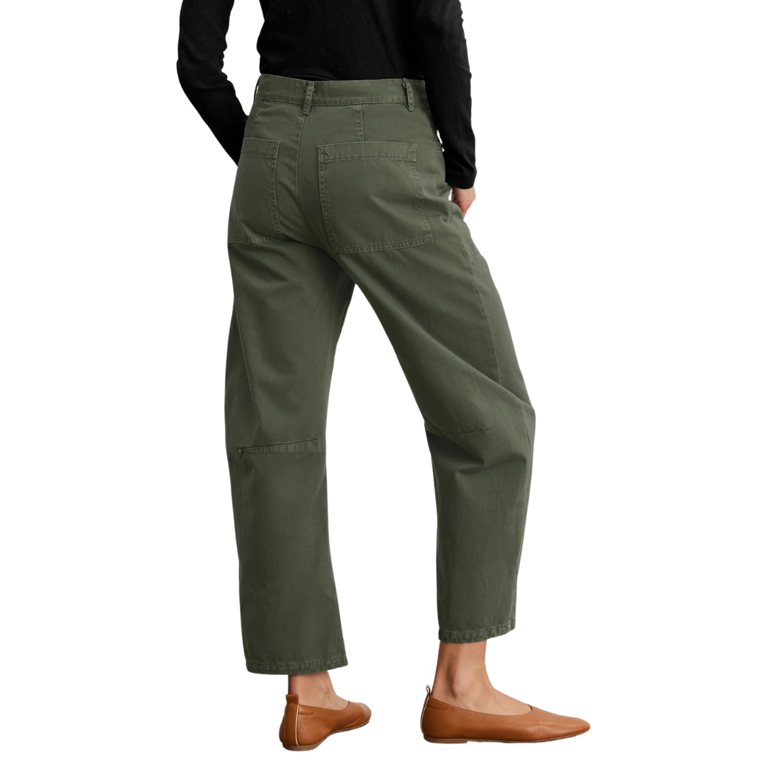 Brylie Sanded Twill Utility Pant in Cypress