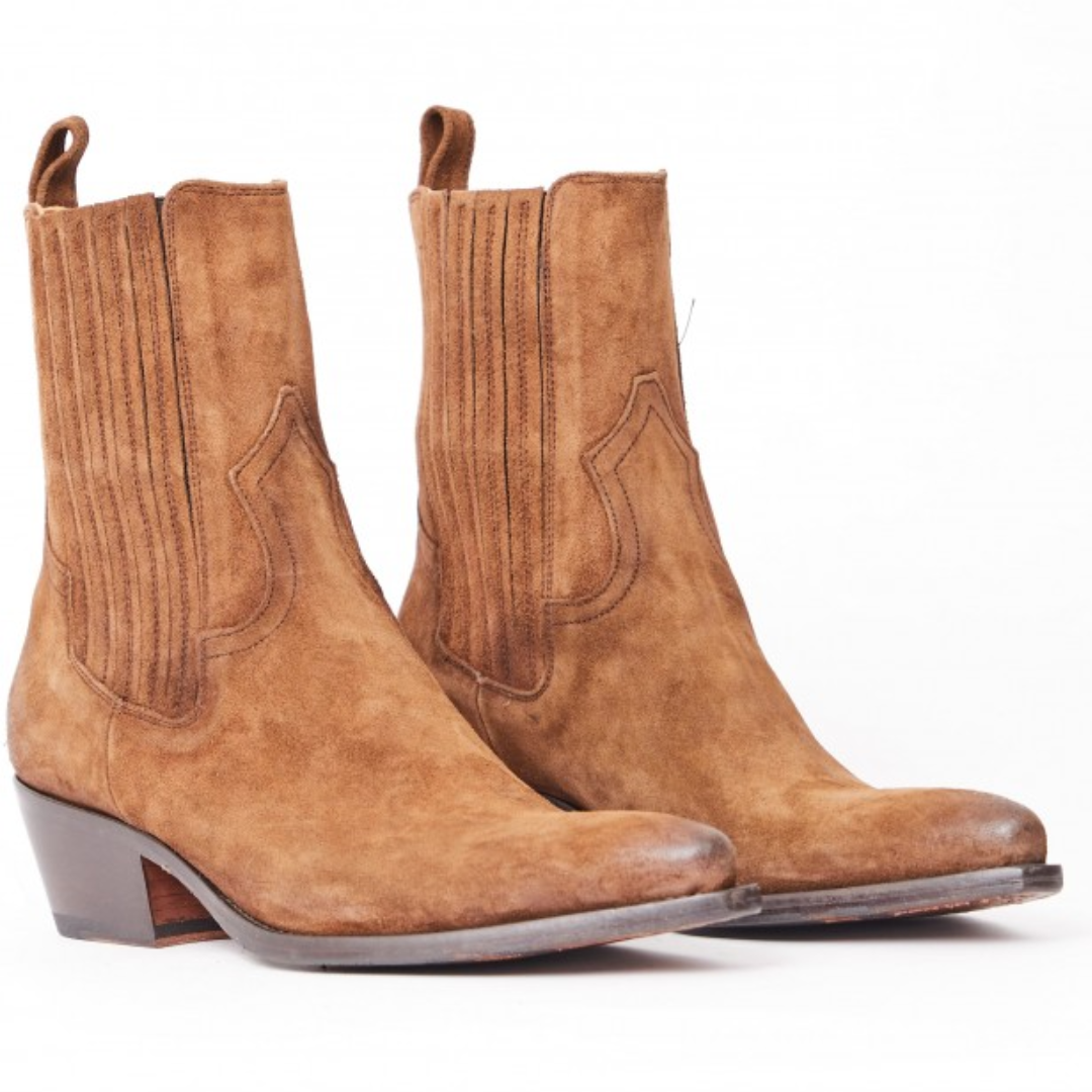 Suede Western in Camel