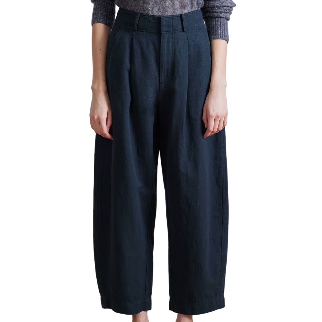 Bari Crop Trouser in Forest River