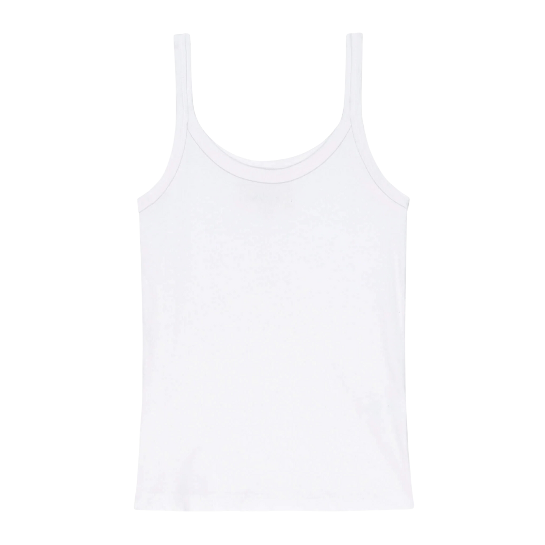 The Slim Tank in True White