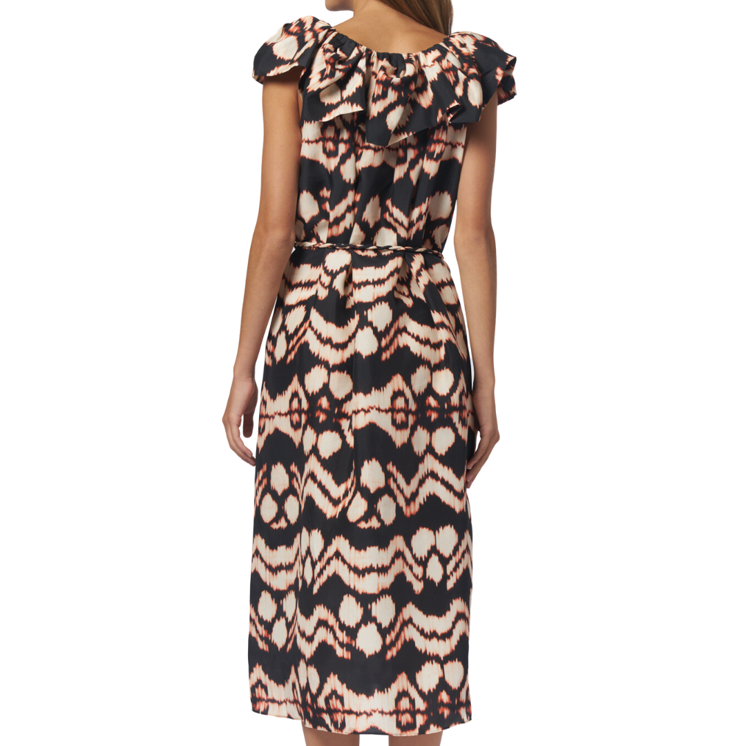 Anora Dress in Obsidian