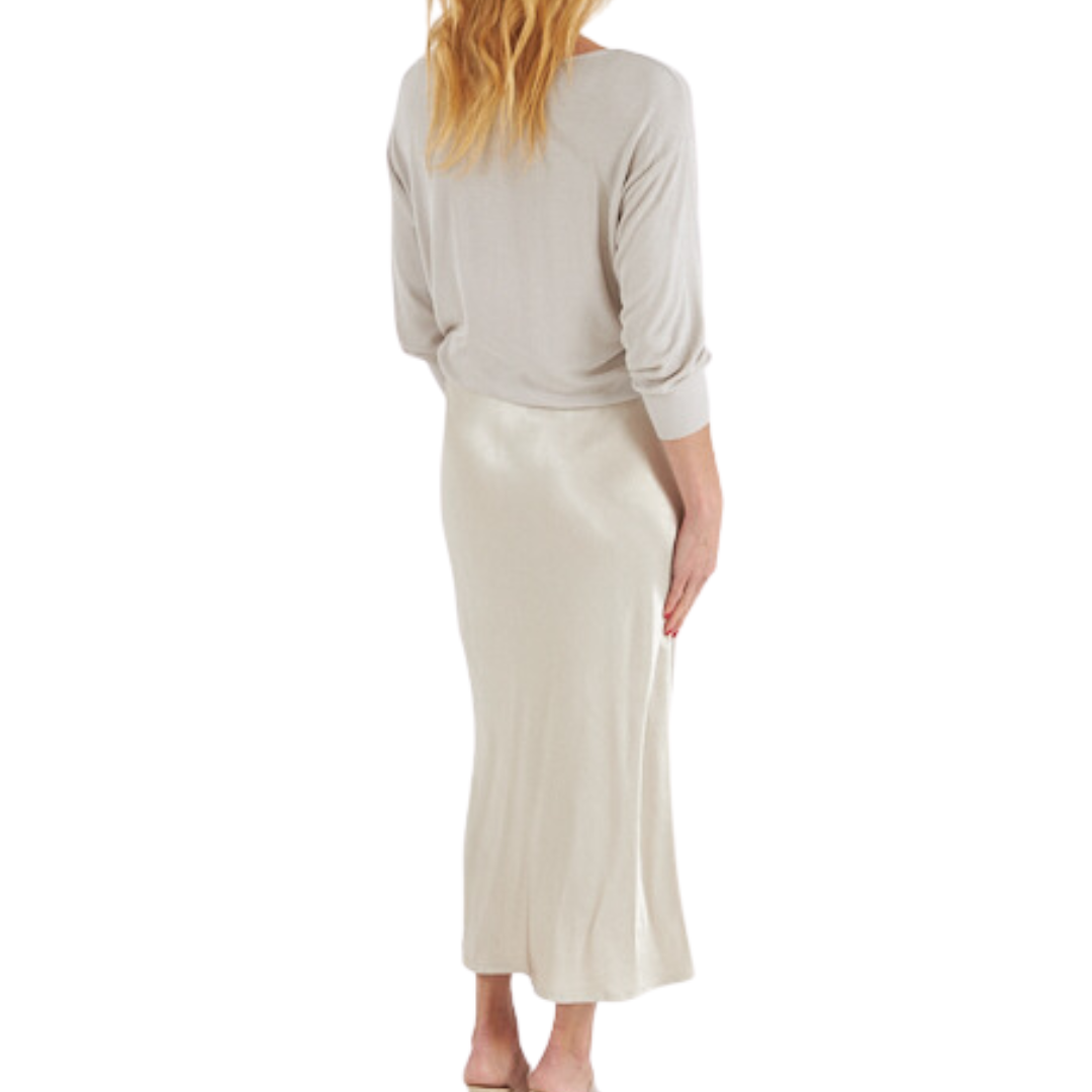 Nadia 2-In-1 Dress in Cement