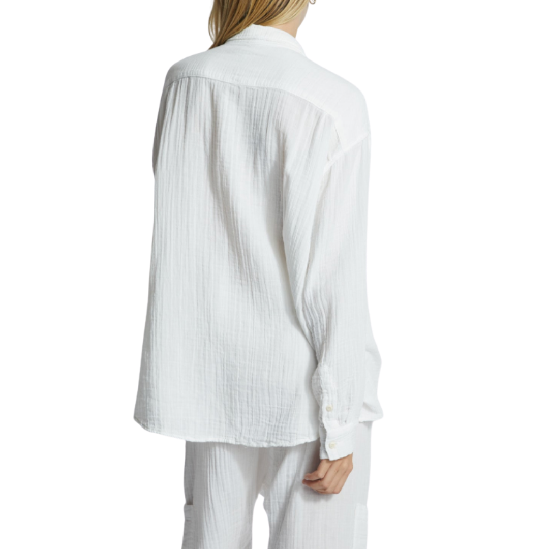 Busy Boyfriend Shirt in White