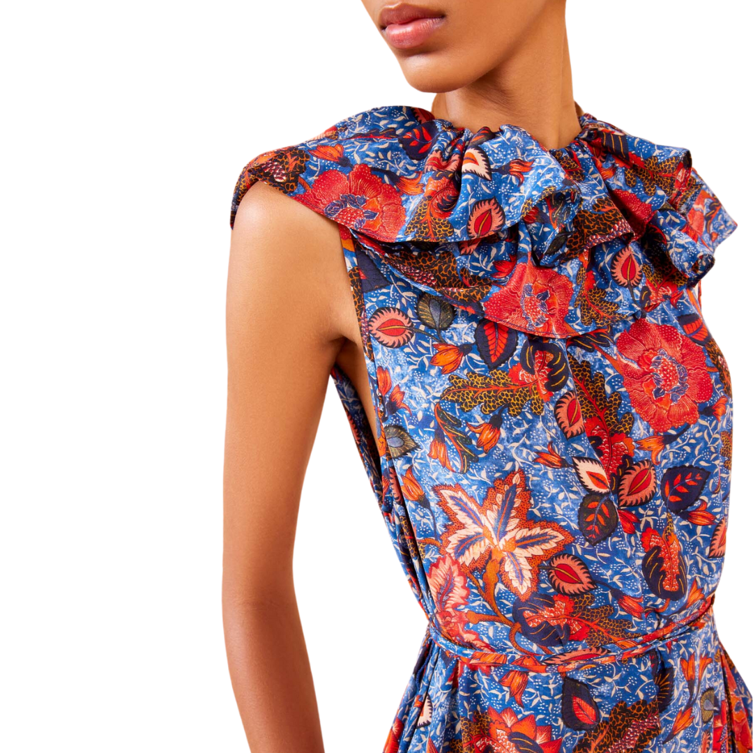 Corsica Dress in Clematis