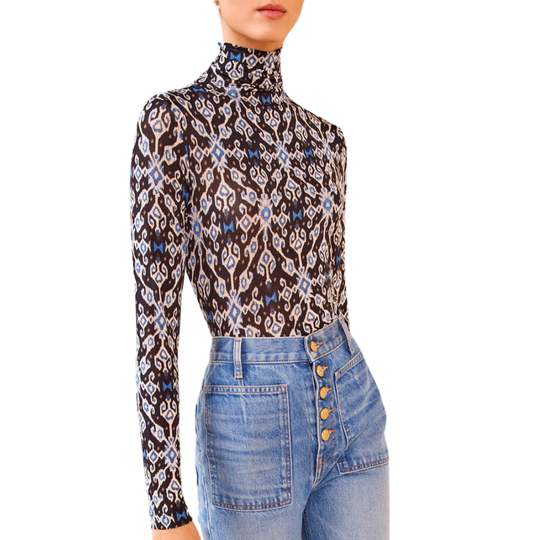 Aurelia Turtleneck in New Obsidian