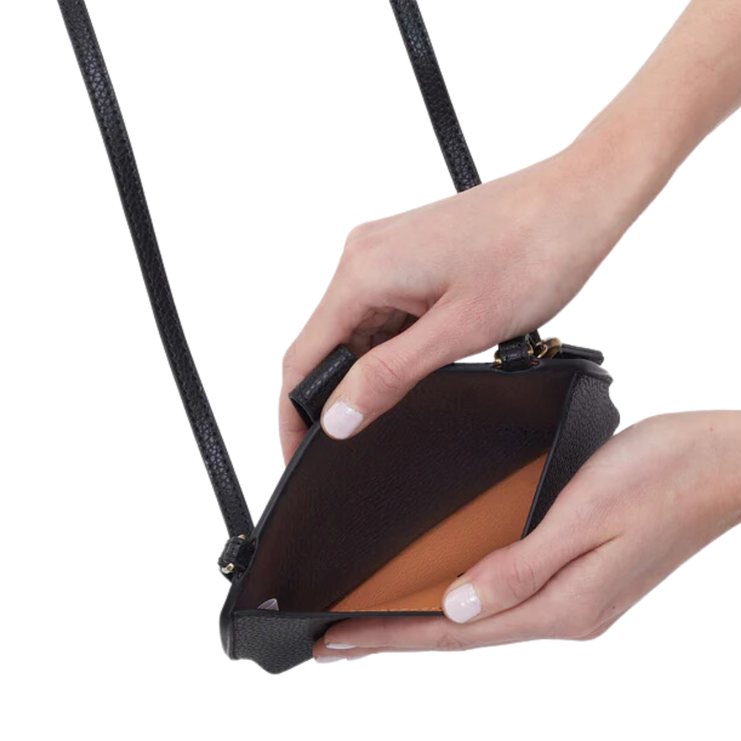 Vida Phone Crossbody in Black