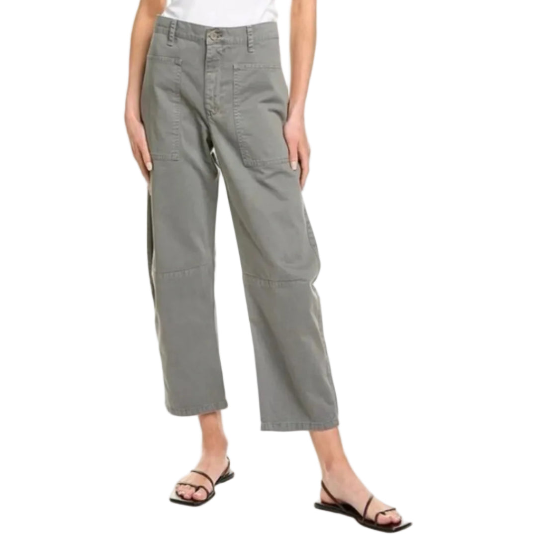 Brylie Sanded Twill Utility Pant in Ash