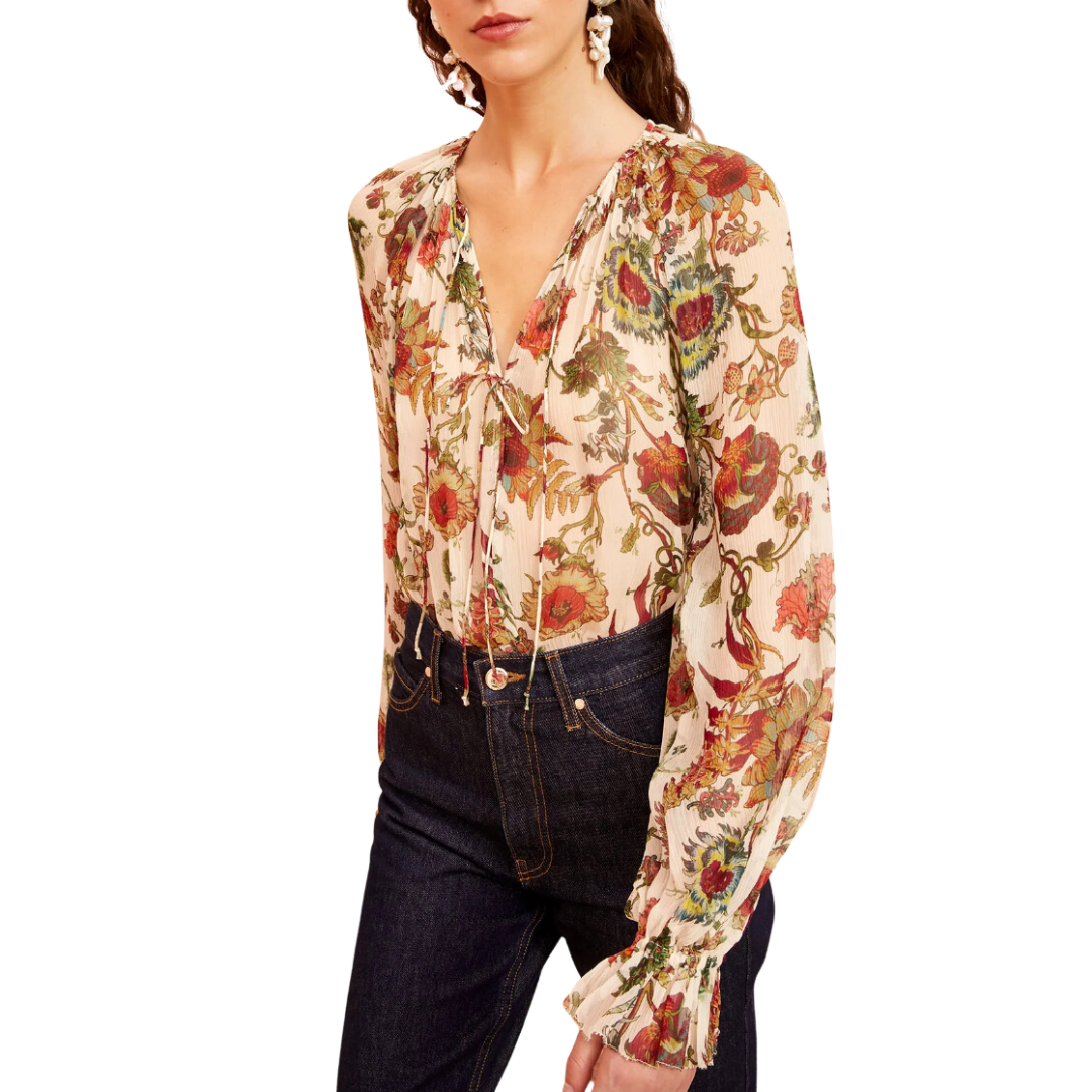 Bernadette Blouse in Freesia