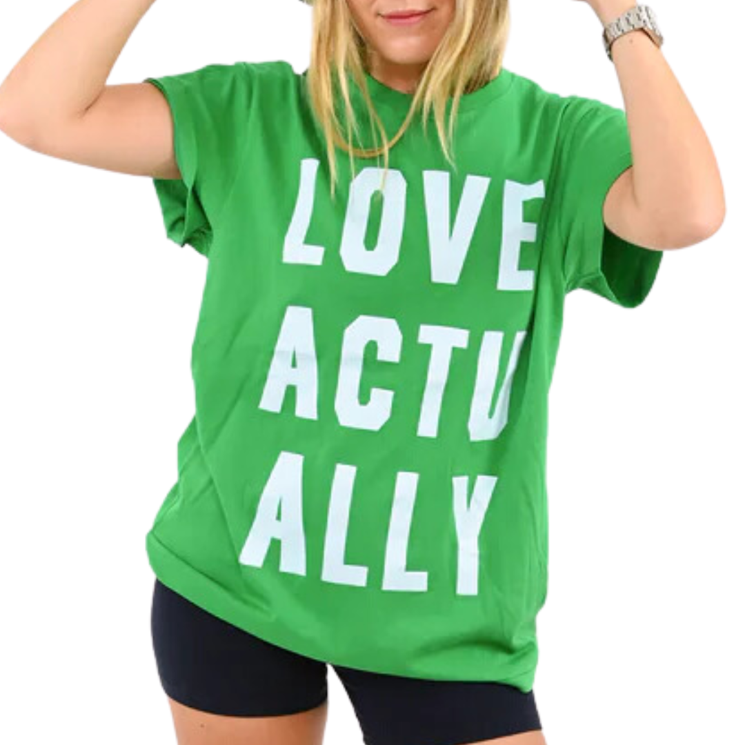 The I Heart Tee Love Actually in Parrot